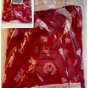 Victoria's Secret X LOVESHACKFANCY silky boxy pajama shorts